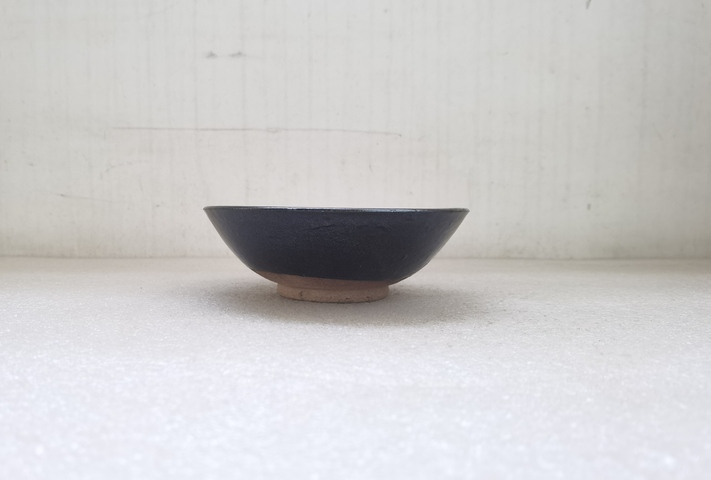 古玩陶瓷磁州窯褐釉茶碗拍賣,當前價格398元
