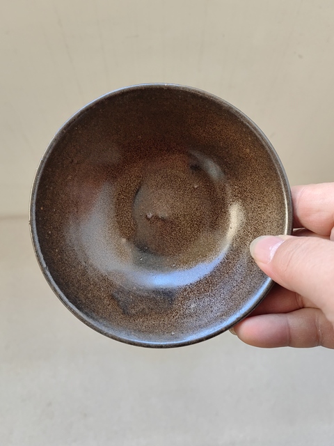 古玩陶瓷磁州窯茶葉末釉茶碗拍賣，當前價格450元