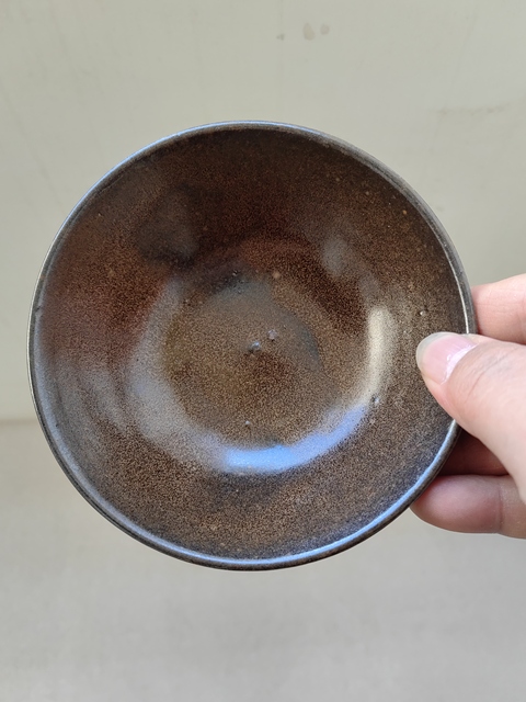 古玩陶瓷磁州窯茶葉末釉茶碗拍賣，當前價格450元