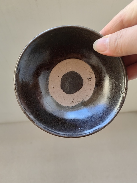 古玩陶瓷磁州窯褐釉茶碗拍賣，當前價格198元