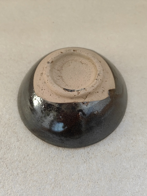 古玩陶瓷磁州窯褐釉茶碗拍賣，當前價格198元