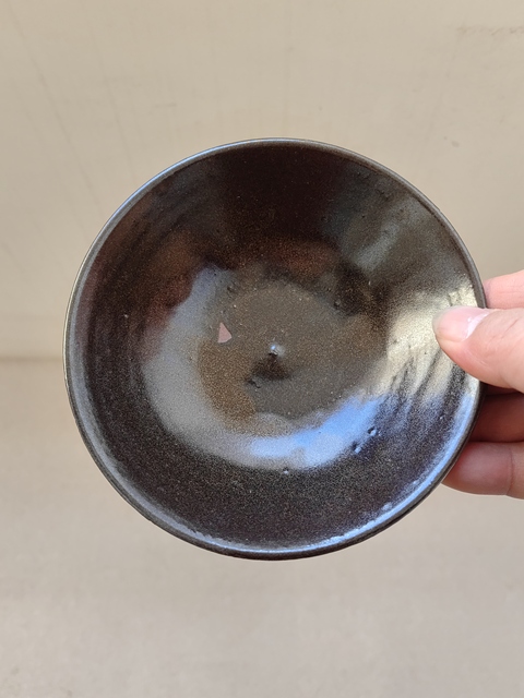 古玩陶瓷磁州窯褐釉茶碗拍賣,當前價格398元