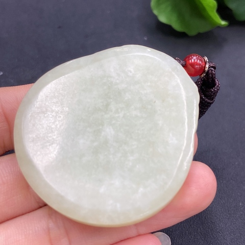 古玩玉器185天然和田玉觀音掛件 總重約(含繩)44g拍賣,當前價格330元