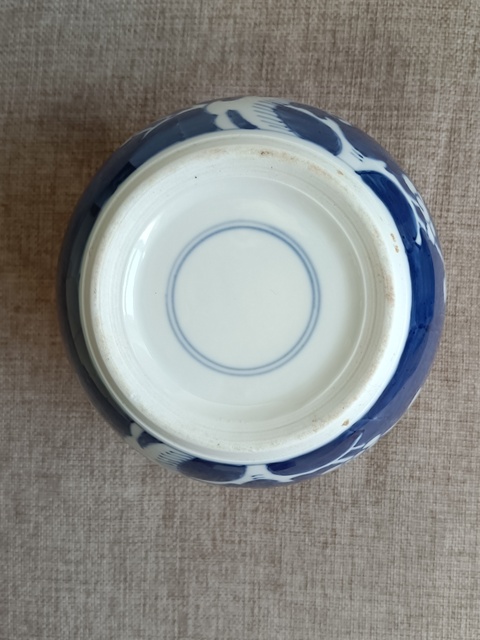 古玩陶瓷青花冰梅紋罐拍賣,當前價格598元