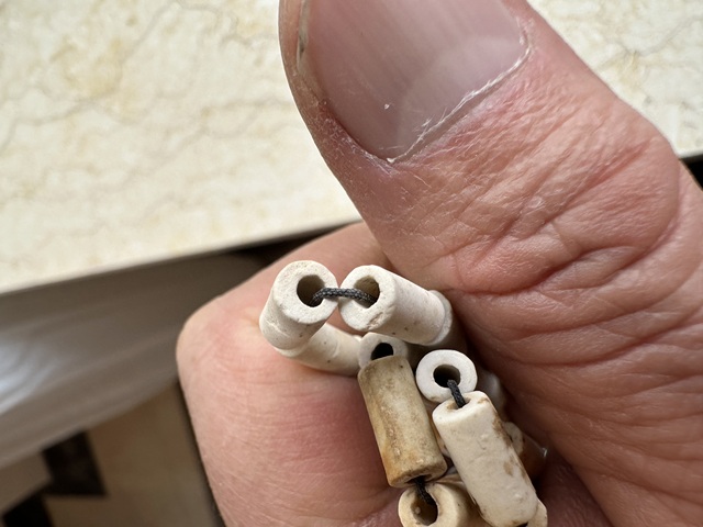 古玩玉器馬家窯地方玉珠串拍賣，當前價格1888元