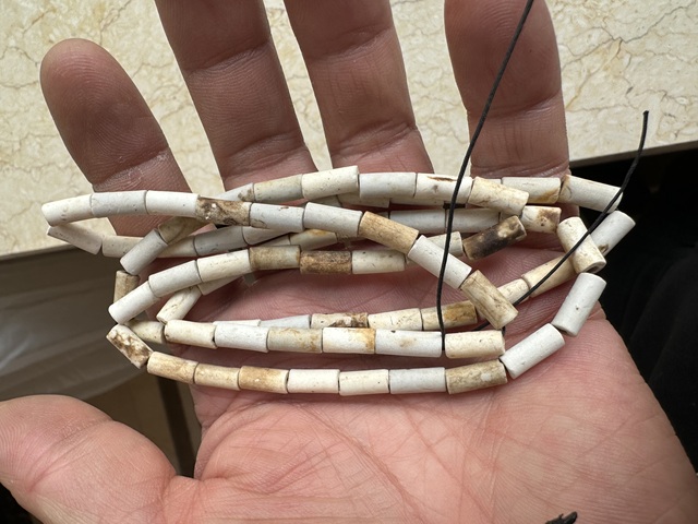 古玩玉器馬家窯地方玉珠串拍賣，當前價格1888元