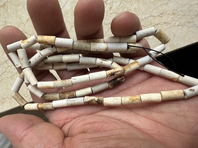 古玩玉器馬家窯地方玉珠串拍賣，當前價格1888元