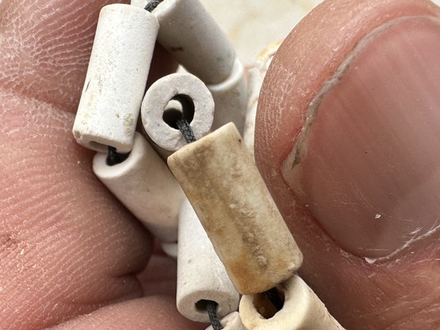 古玩玉器馬家窯地方玉珠串拍賣，當前價格1888元