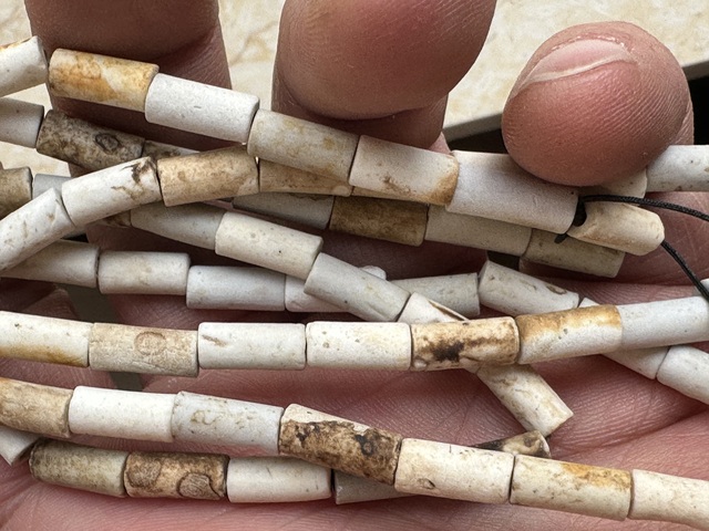 古玩玉器馬家窯地方玉珠串拍賣，當前價格1888元