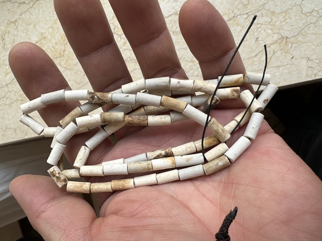 古玩玉器馬家窯地方玉珠串拍賣，當前價格1888元