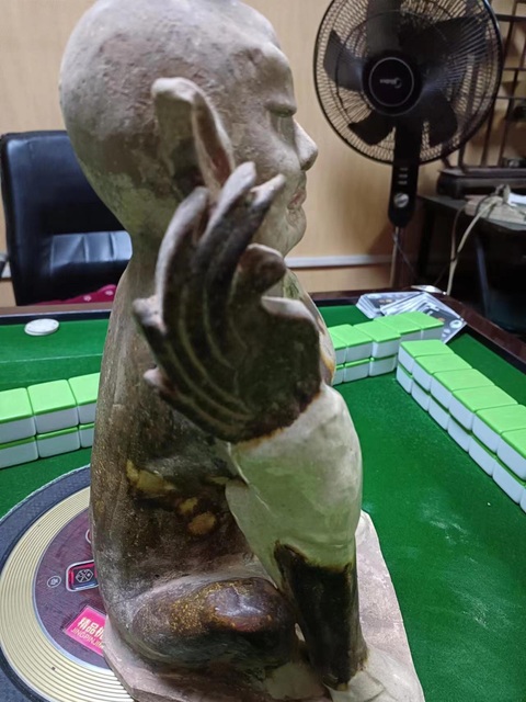 古玩陶瓷唐·三彩鎮魔獸拍賣,當前價格35000元