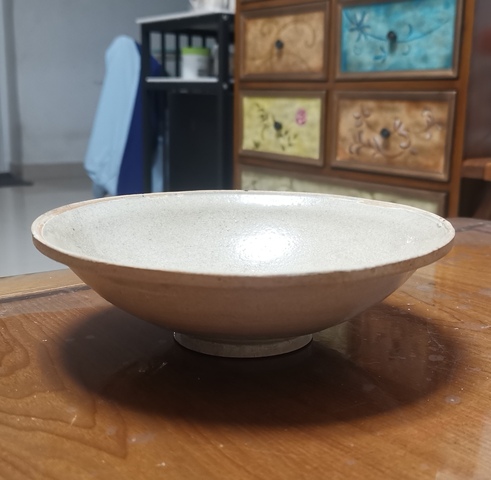 古玩陶瓷青白釉斗笠碗拍賣,當前價格350元