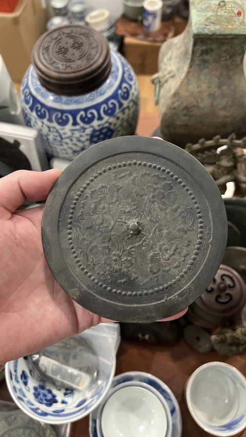 古玩銅器宋代花卉鏡拍賣,當前價格1999元