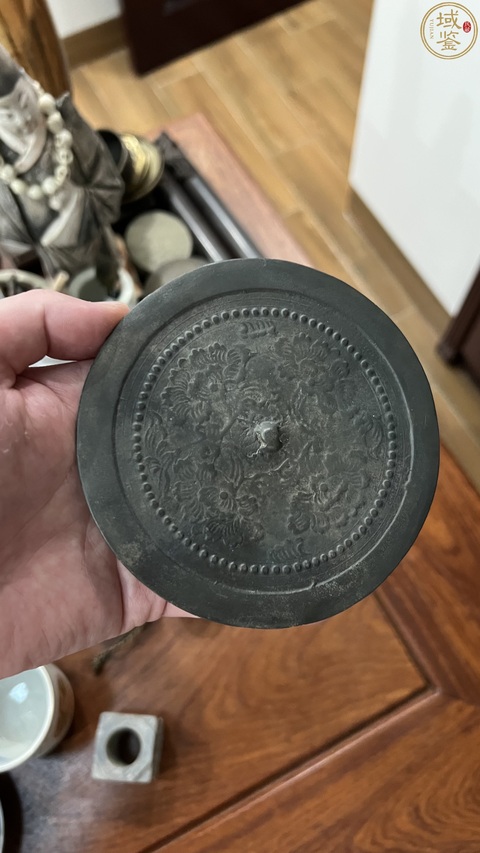 古玩銅器宋代花卉鏡拍賣,當前價格1999元