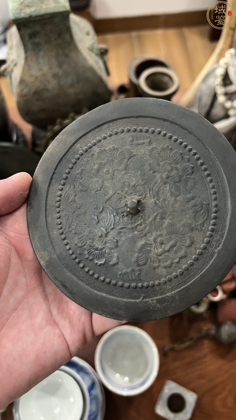 古玩銅器宋代花卉鏡拍賣,當前價格1999元