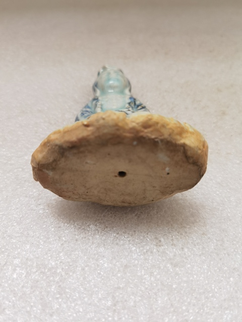 古玩陶瓷青花觀音菩薩造像拍賣，當前價格450元