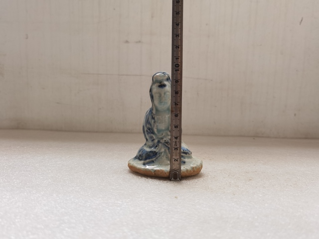古玩陶瓷青花觀音菩薩造像拍賣，當前價格450元