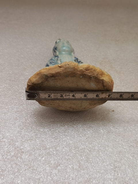 古玩陶瓷青花觀音菩薩造像拍賣，當前價格450元