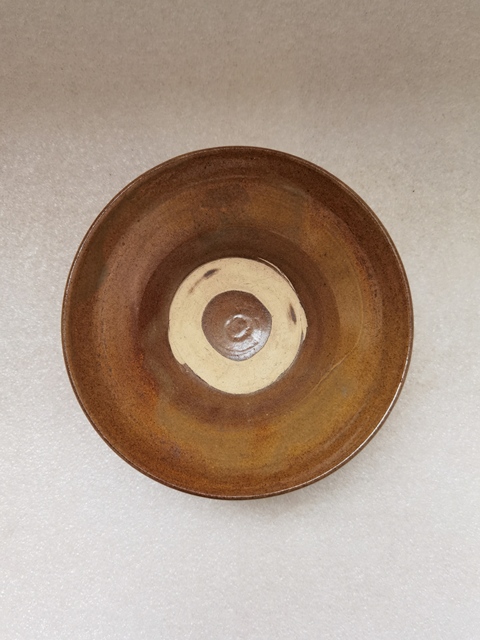 古玩陶瓷磁州窯褐釉折腰碗拍賣，當(dāng)前價(jià)格850元