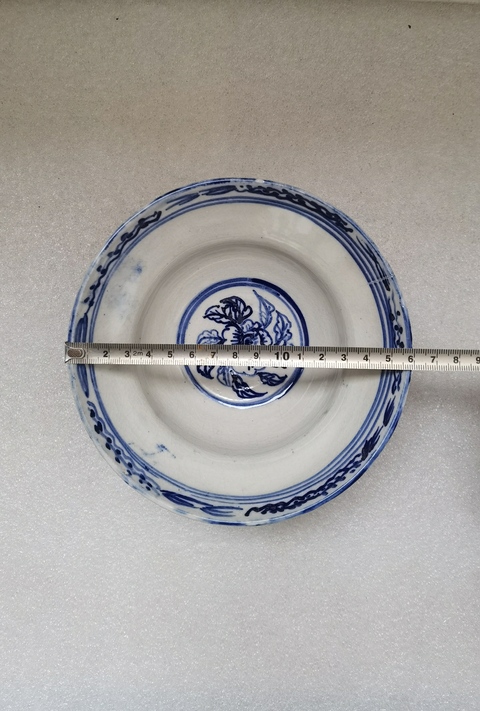 古玩陶瓷青花花卉紋折腰碗拍賣，當(dāng)前價(jià)格750元
