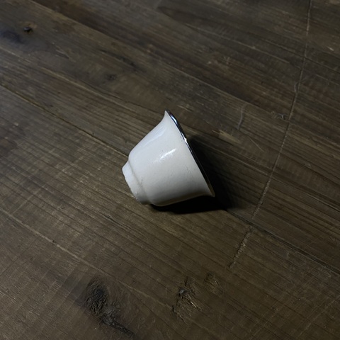 古玩陶瓷白釉杯拍賣，當(dāng)前價(jià)格280元