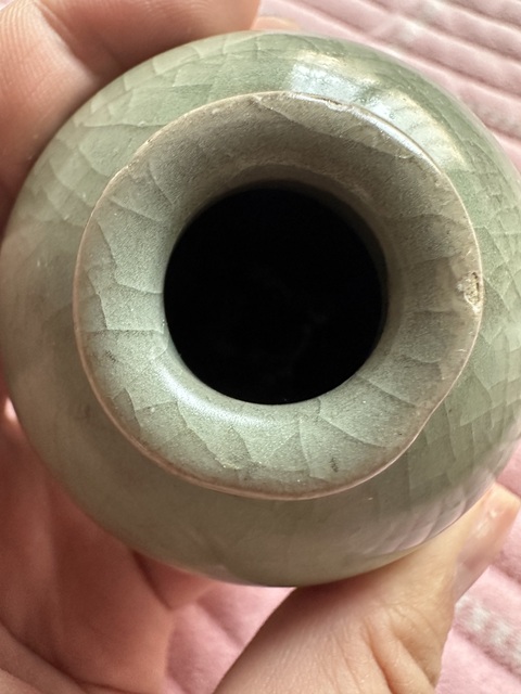 古玩陶瓷龍泉青瓷水盂拍賣,當前價格3800元
