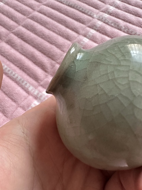 古玩陶瓷龍泉青瓷水盂拍賣,當前價格3800元