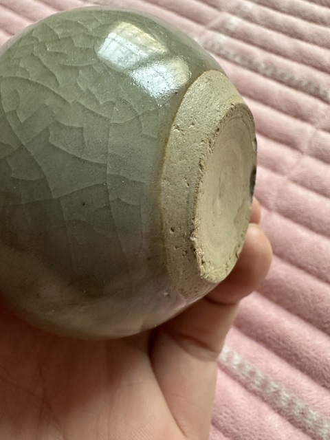古玩陶瓷龍泉青瓷水盂拍賣,當前價格3800元