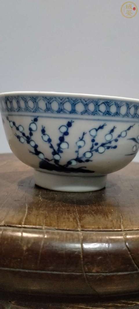 古玩陶瓷光緒細路青花一路連科紋玲瓏瓷碗拍賣,當前價格1988元
