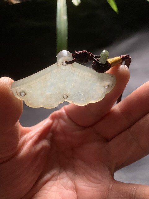 古玩玉器天然翡翠雕“吉慶佩”拍賣,當前價格6500元