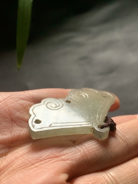 古玩玉器天然翡翠雕“吉慶佩”拍賣,當前價格6500元