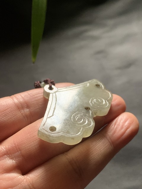 古玩玉器天然翡翠雕“吉慶佩”拍賣,當前價格6500元
