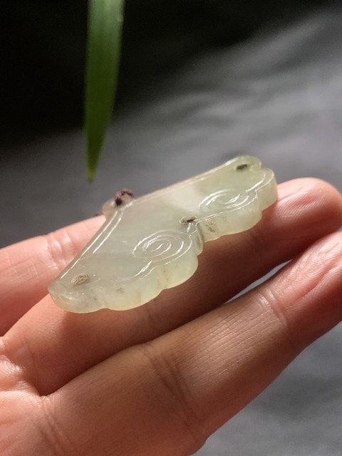 古玩玉器天然翡翠雕“吉慶佩”拍賣,當前價格6500元
