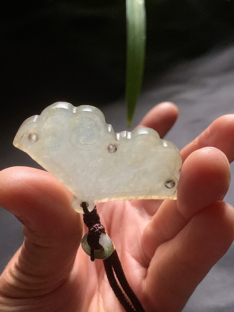 古玩玉器天然翡翠雕“吉慶佩”拍賣,當前價格6500元