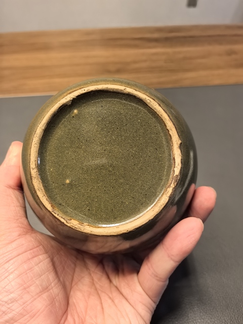 古玩陶瓷晚清一把抓茶葉末釉茶葉罐拍賣，當前價格750元