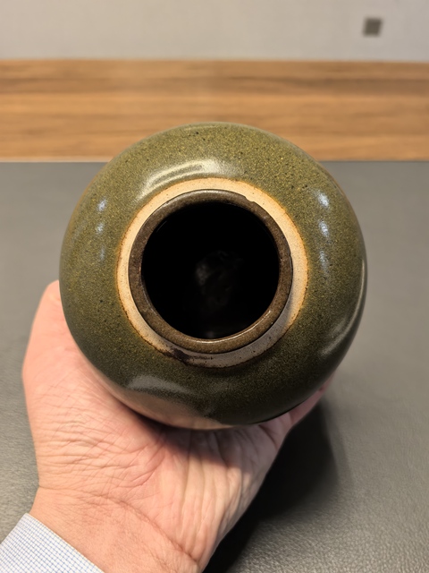 古玩陶瓷晚清一把抓茶葉末釉茶葉罐拍賣，當前價格750元