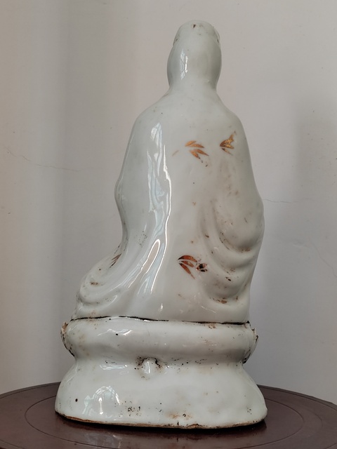 古玩陶瓷觀音塑像拍賣,當前價格280元