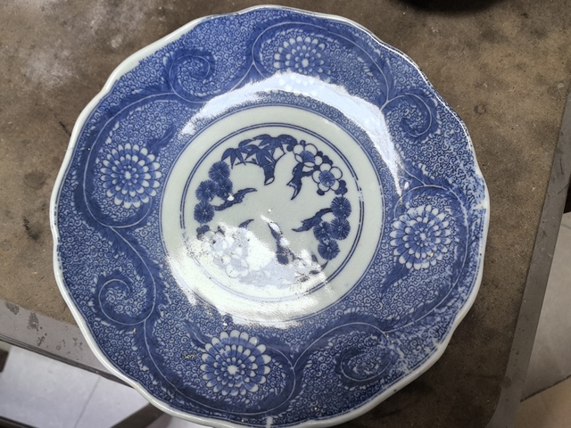 古玩陶瓷青花盤拍賣,當前價格999元