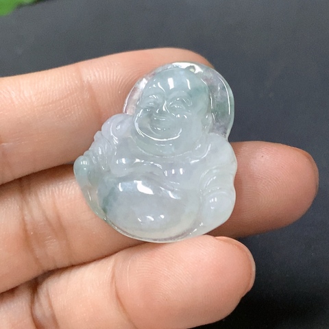 古玩玉器194翡翠佛公掛件(正冰種)拍賣,當(dāng)前價(jià)格360元