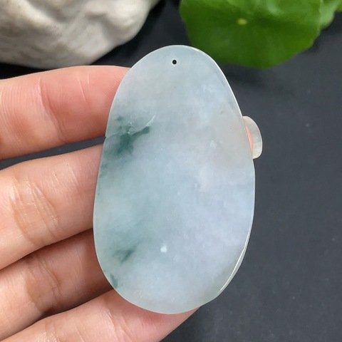 古玩玉器201天然翡翠掛件拍賣，當前價格350元