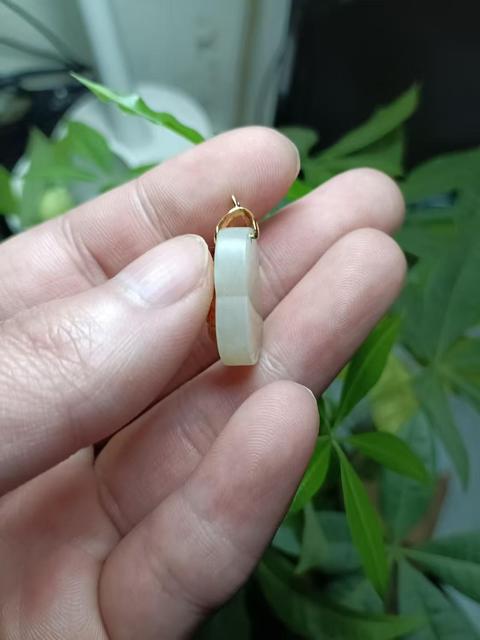 古玩玉器金鑲和田玉“佛公”掛件拍賣,當(dāng)前價格350元