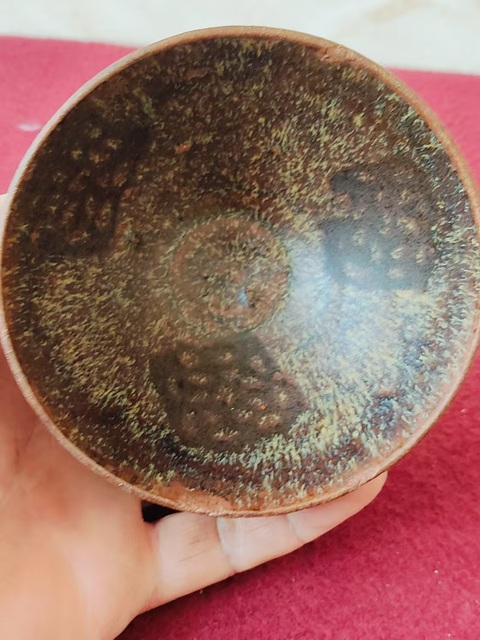 古玩陶瓷吉州窯貼花茶盞拍賣,當前價格6280元