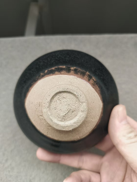 古玩陶瓷烏金釉盞拍賣,當前價格800元