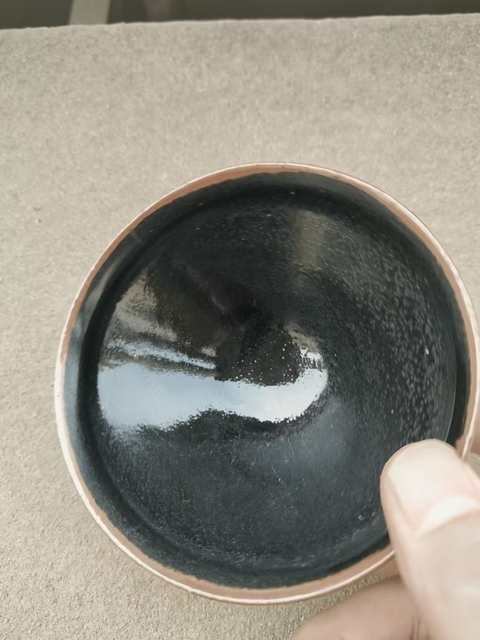古玩陶瓷烏金釉盞拍賣,當前價格800元