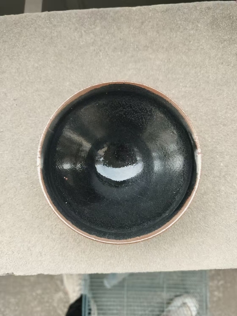 古玩陶瓷烏金釉盞拍賣,當前價格800元
