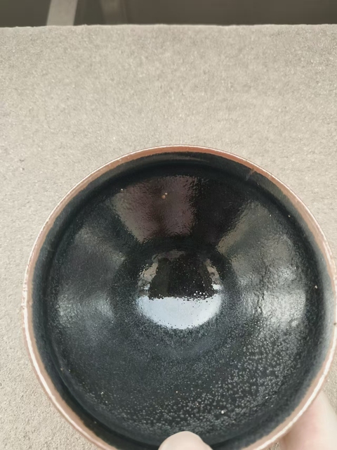 古玩陶瓷烏金釉盞拍賣,當前價格800元