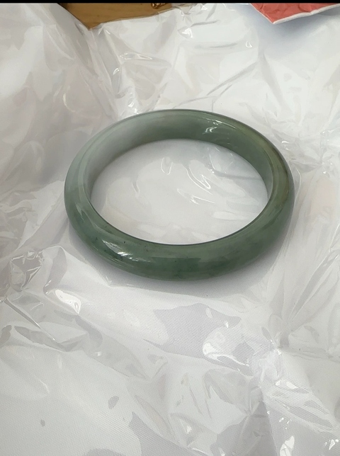 古玩玉器翡翠A貨手鐲拍賣，當前價格3600元
