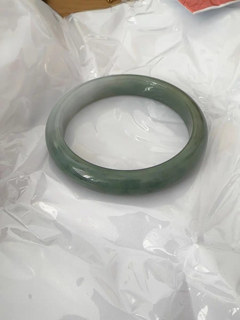 古玩玉器翡翠A貨手鐲拍賣，當前價格3600元