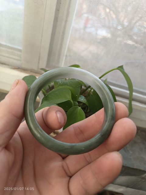 古玩玉器翡翠A貨手鐲拍賣，當前價格3600元