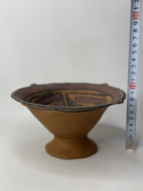 古玩陶瓷馬家窯·馬廠文化·彩陶豆拍賣，當(dāng)前價(jià)格30000元